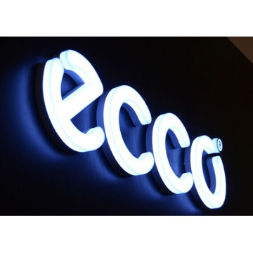 3D Acrylic Channel Letter Sign with LED Lighting